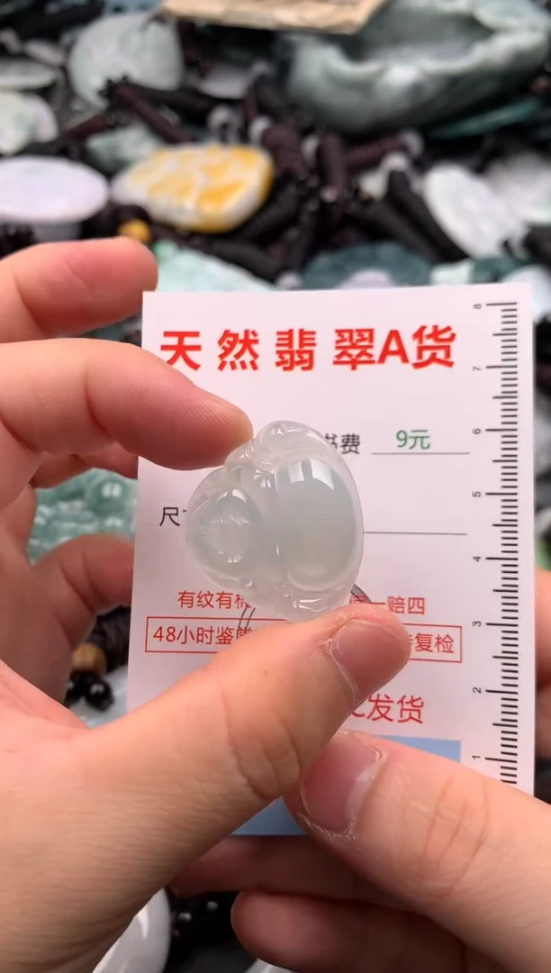 翡翠未镶嵌吊坠(不含链)1