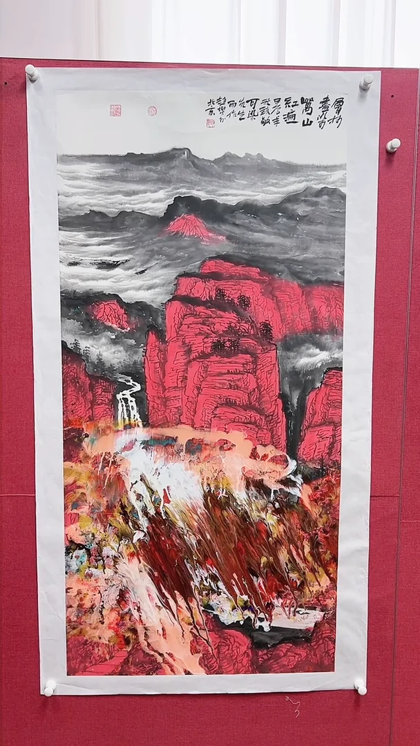 【闪购商品】绘画赵燮绘画8平尺金袍抽象山水