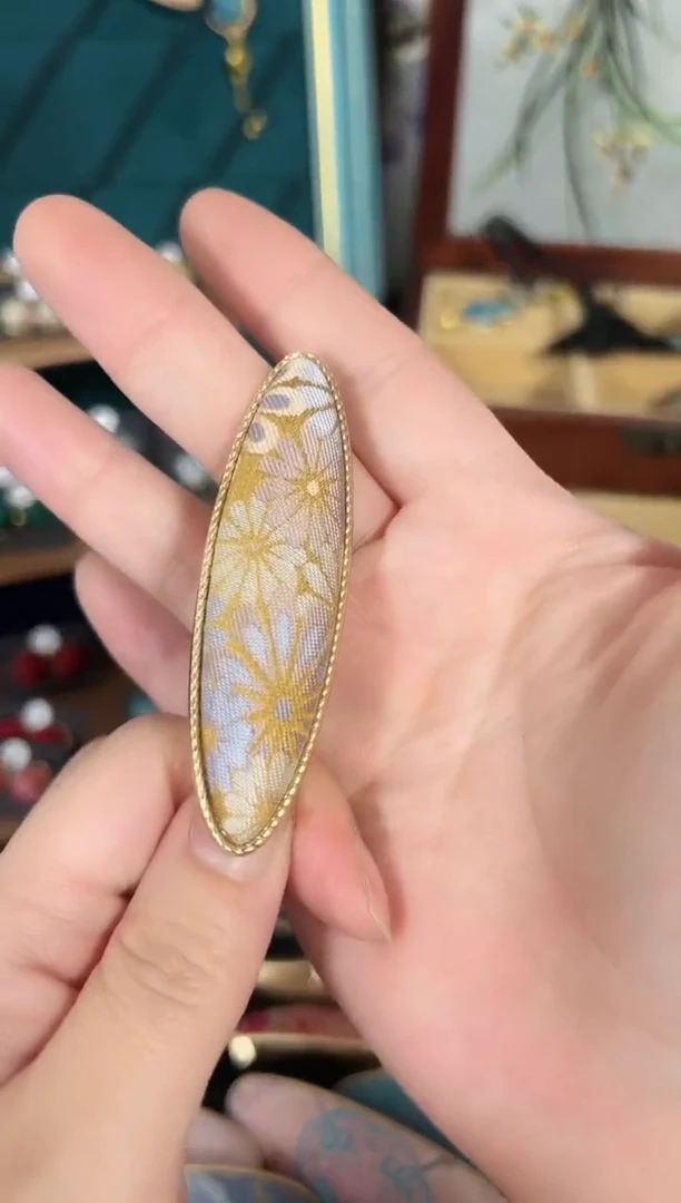 【闪购商品】【一物一拍年后发】金雏菊大柳叶发夹随机花