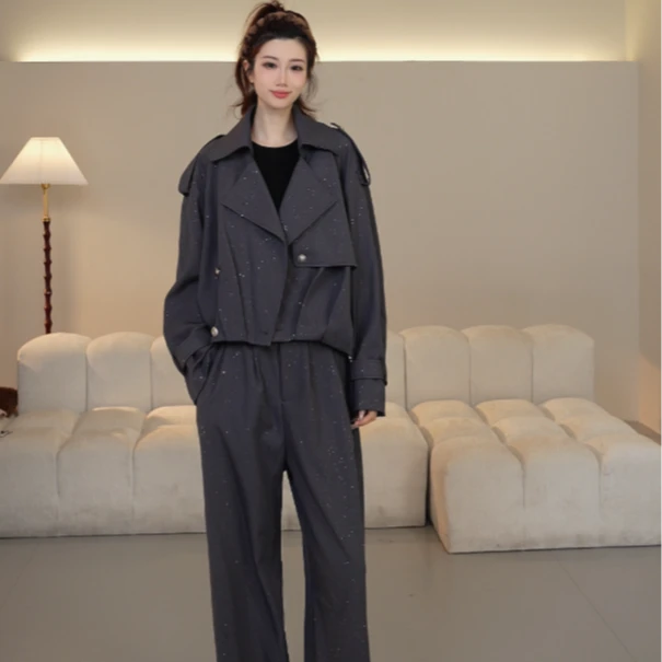 现货春季休闲满天星时尚两件套 TS24TZ127