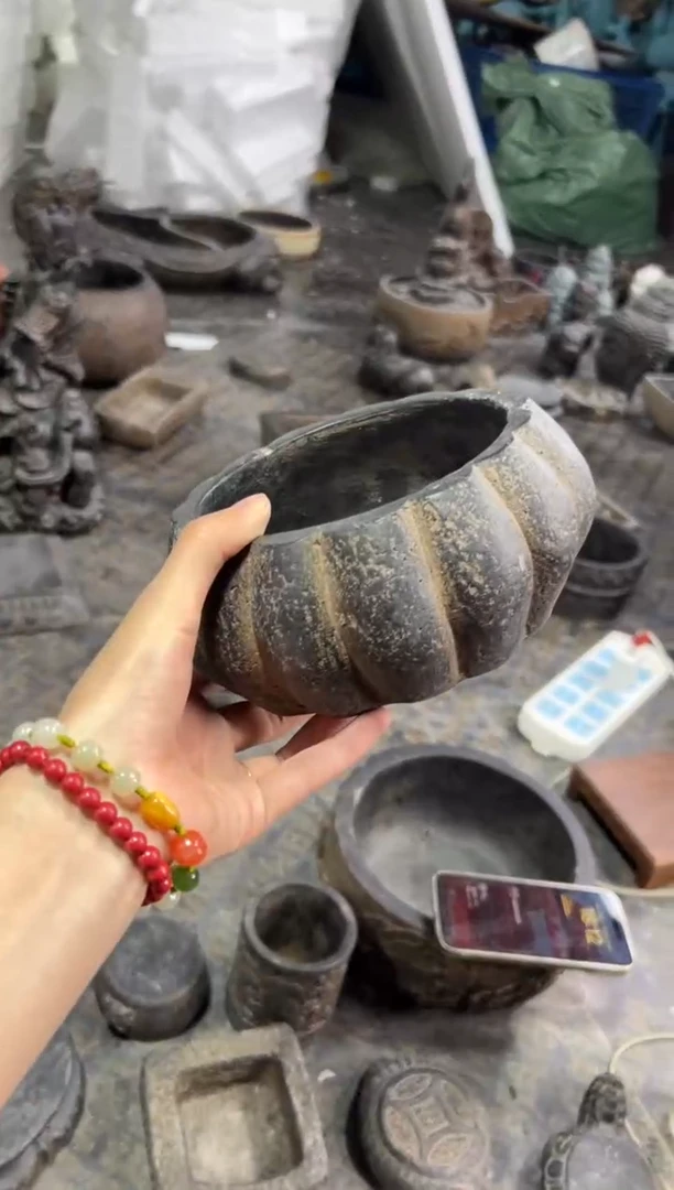 陶土【火山泥】南瓜盆