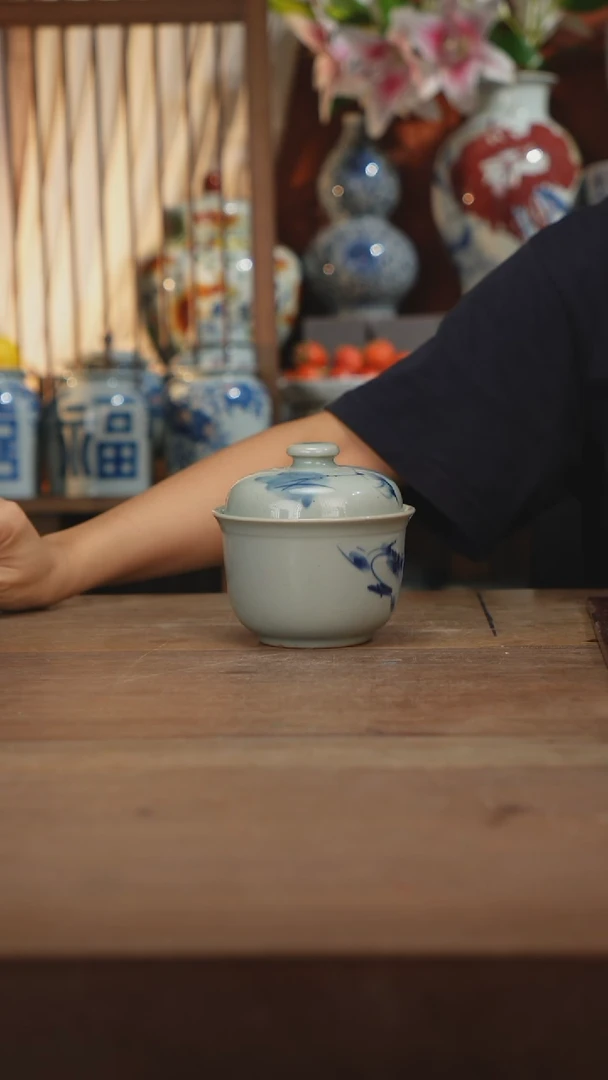 瓷片景德镇设计师釉下手绘陶瓷餐具