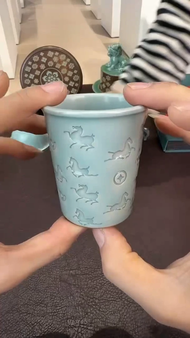 青瓷手工茶器包邮