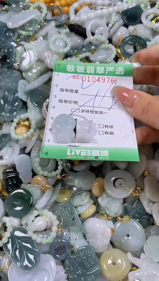 【闪购商品】翡翠颈饰未镶嵌闪购0104976多样性发其一