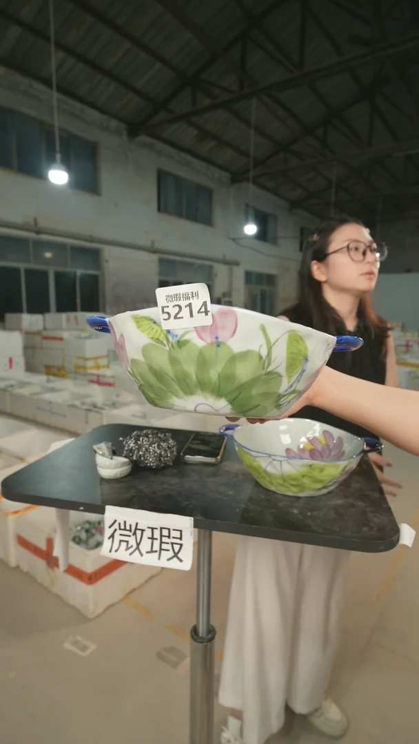 陶瓷景德镇高温釉下手绘陶瓷