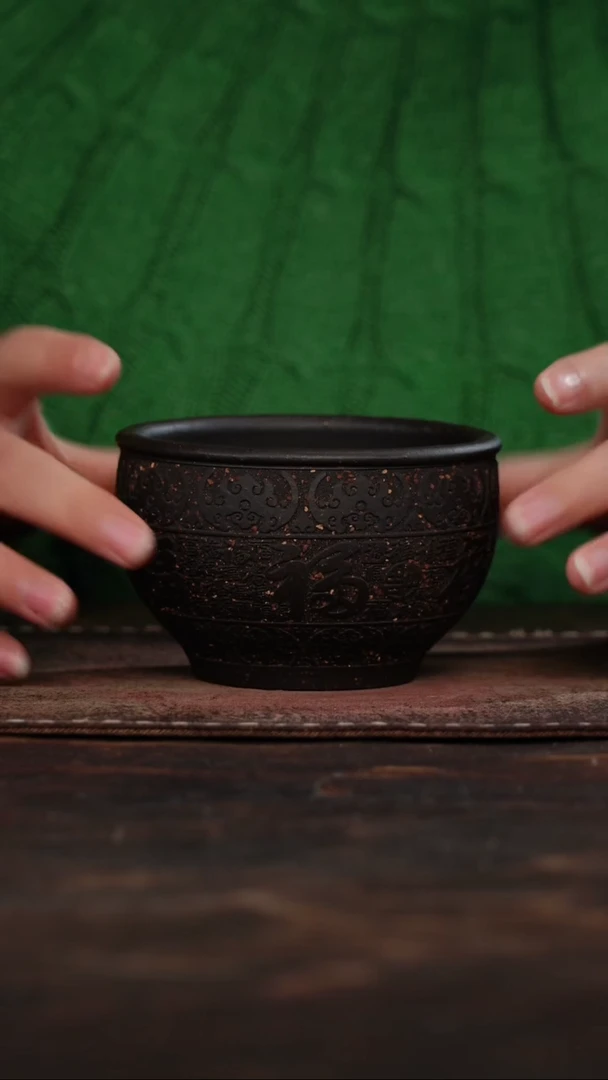 茶杯紫砂福利紫砂粗砂百福