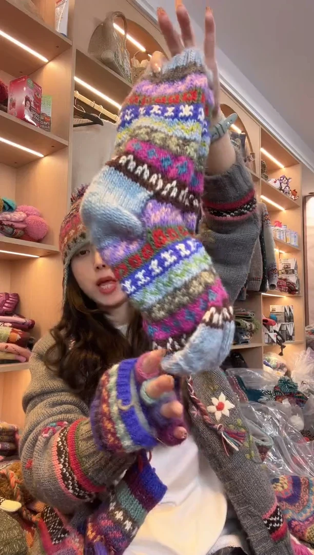 羊毛胖*百羊毛护耳帽B694