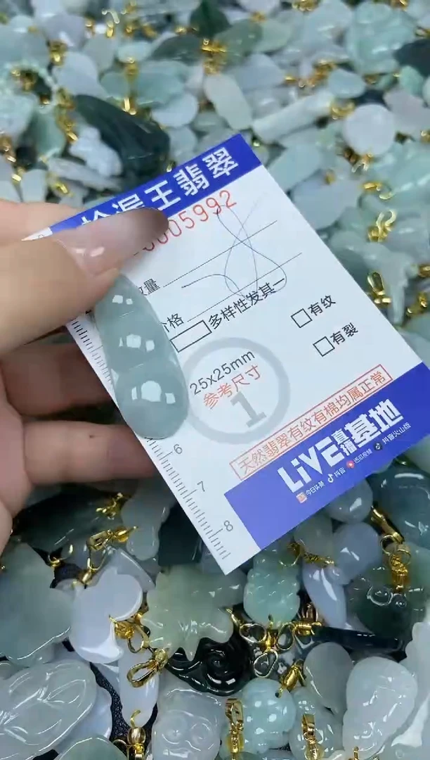翡翠未镶嵌颈饰天然A货翡翠