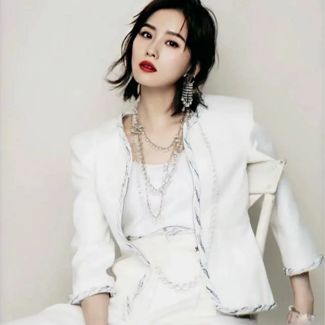 99新 Chanel/香奈儿 18S瀑布系列白色外套 34码