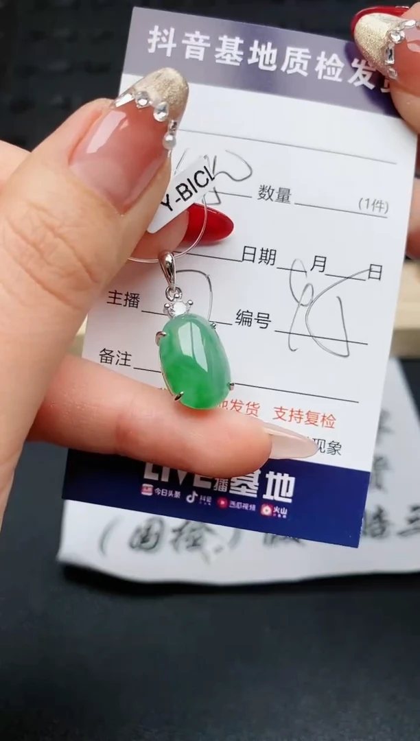 【闪购商品】翡翠颈饰银S925镶嵌.............