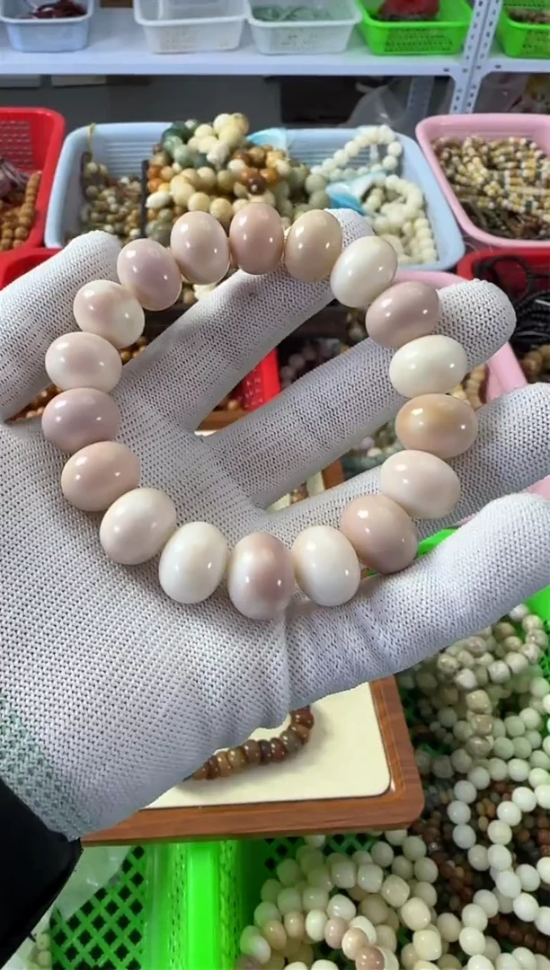 【闪购商品】白玉菩提手串粉算盘