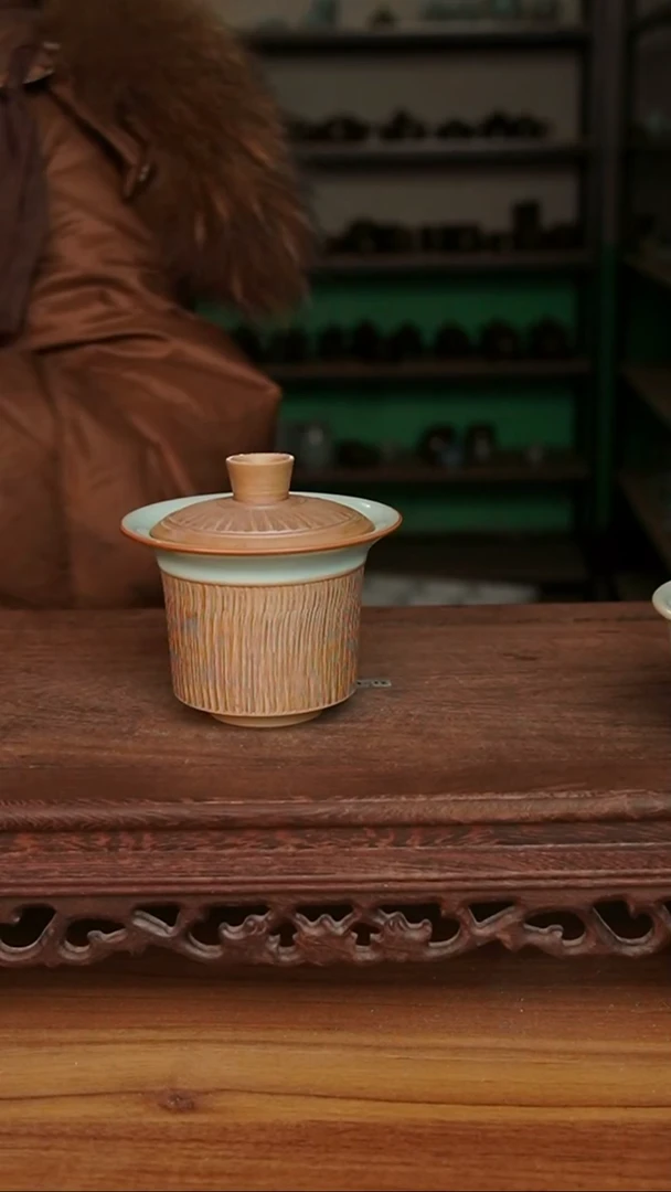 杯天青两才马蹄盖碗一级