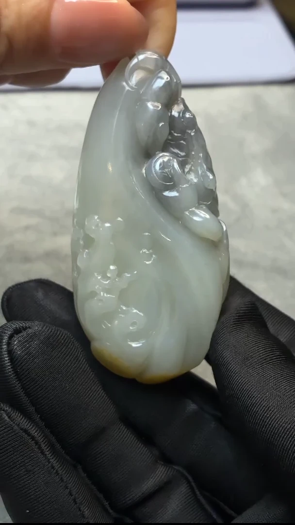 吊坠(不含链)未镶嵌和田玉和田玉吊坠