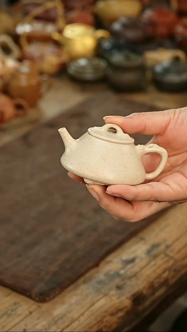茶壶紫砂太湖石子冶石瓢100cc