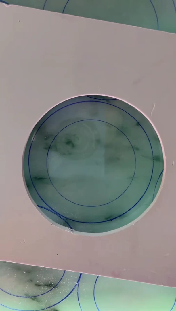 未镶嵌手镯定制翡翠正圈AJC09SZDZS