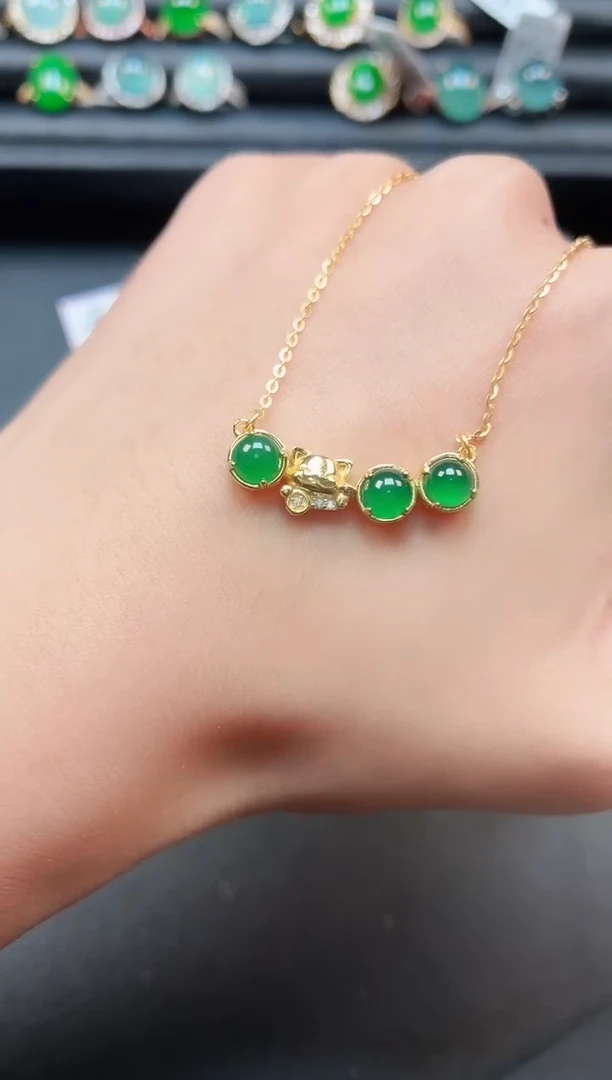 翡翠戒指银S925镶嵌1111111