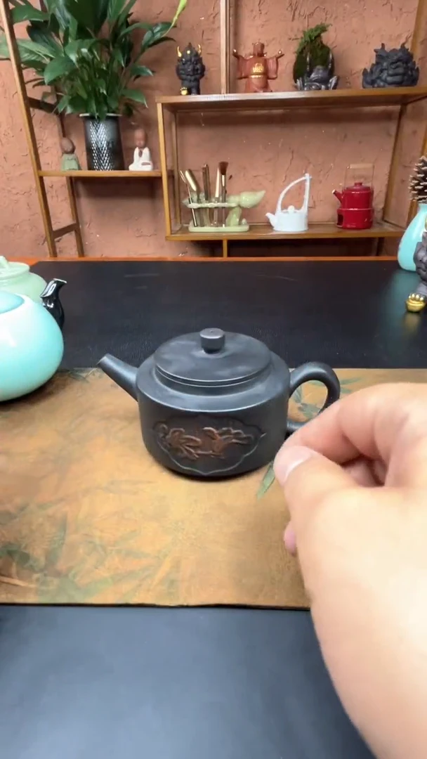 壶新号开播福利紫陶茶壶004