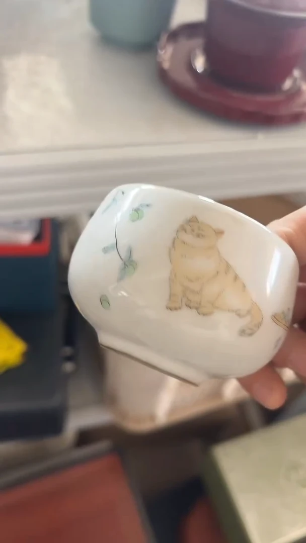 杯子瓷无运费险有瑕疵的摄影的产品有使用过的痕迹有点脏介意勿拍