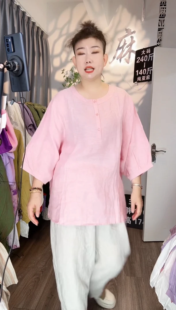 亚麻大码女装系列。
