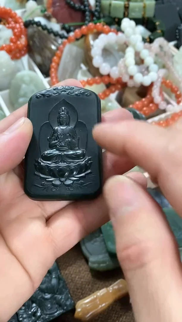 【闪购商品】和田玉吊坠(不含链)未镶嵌山水 观音