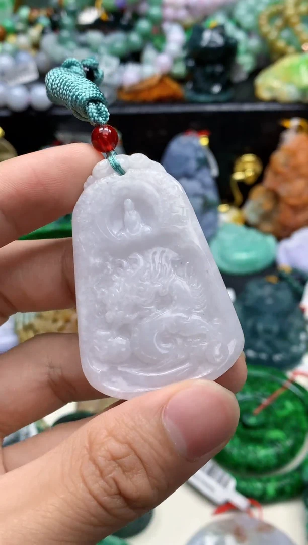 颈饰未镶嵌翡翠天然缅甸翡翠A货