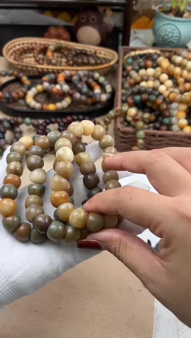 手串菩提根/象牙果a145 卡14.5 机抛瑕疵