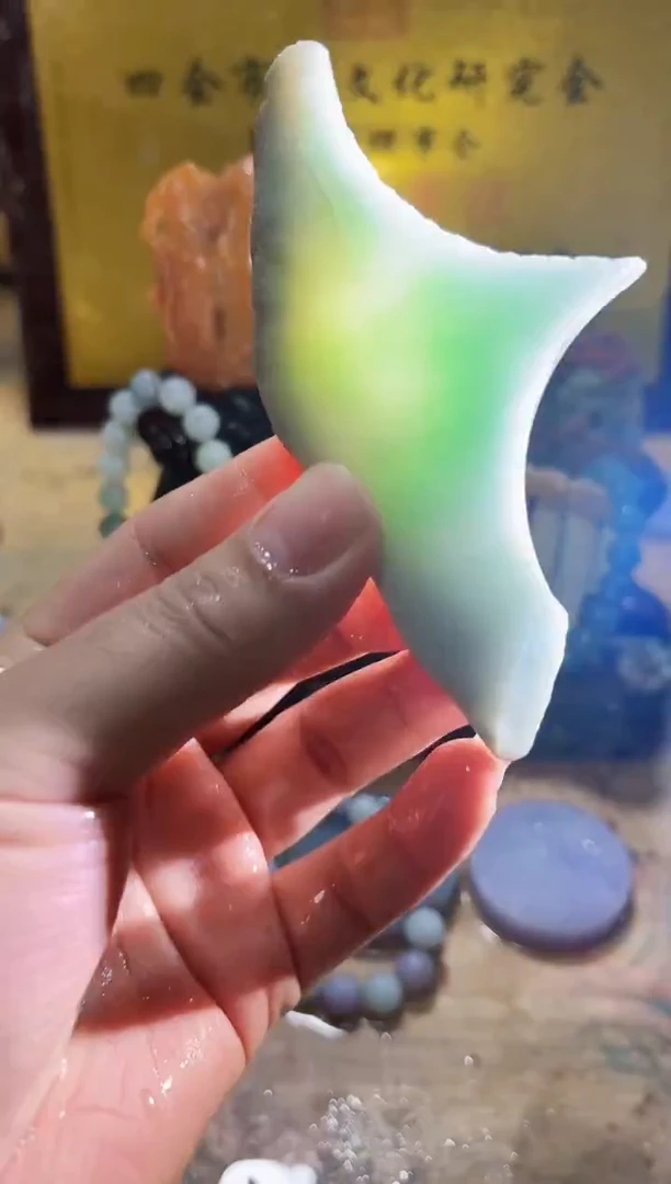 未镶嵌挂件翡翠A货常星7554