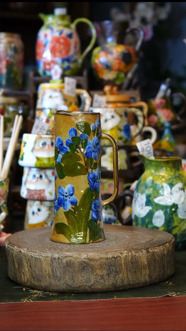 陶瓷117景德镇手工手绘釉下彩