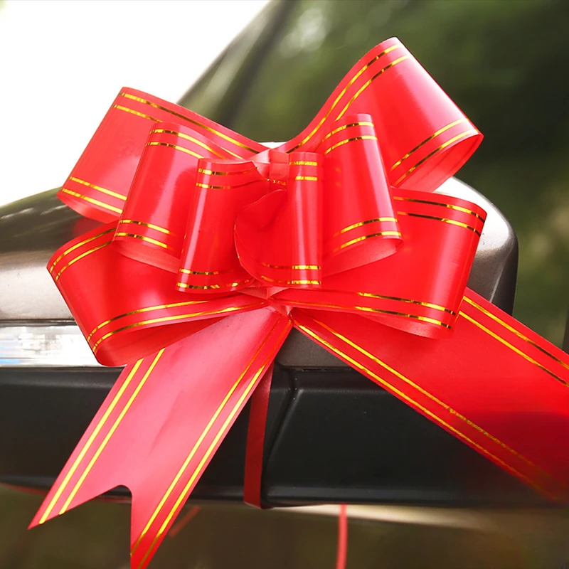 结婚婚礼拉花蝴蝶结婚庆用品手拉花礼品汽车婚车装饰拉花彩带丝带