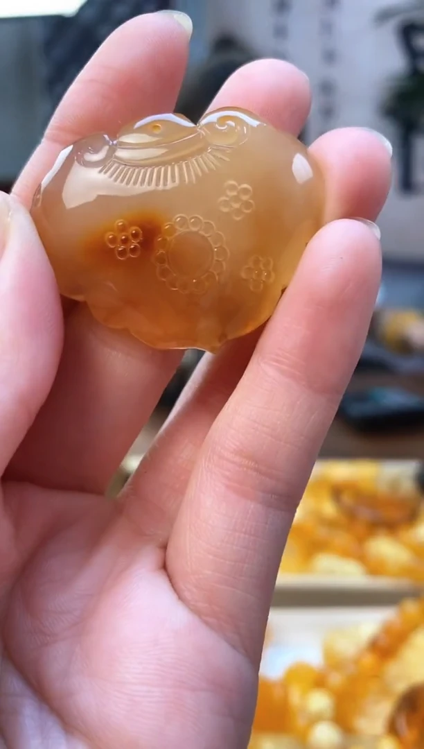 裸石琥珀未镶嵌天然琥珀蜜蜡