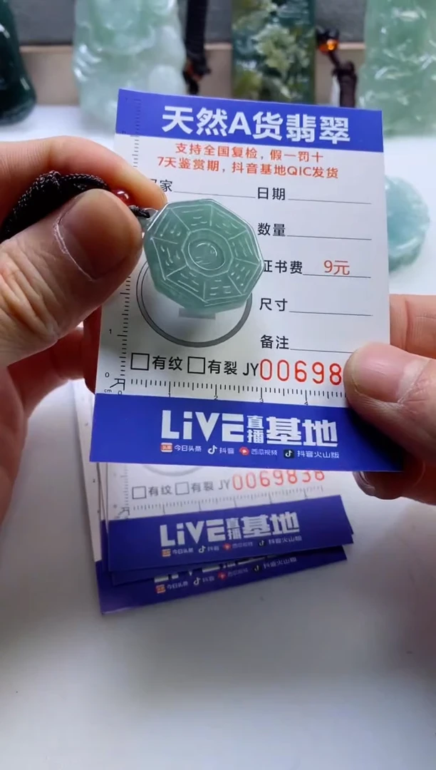 【闪购商品】翡翠挂件未镶嵌