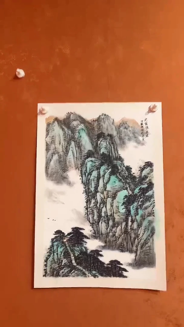 绘画2.7平尺山水作品
