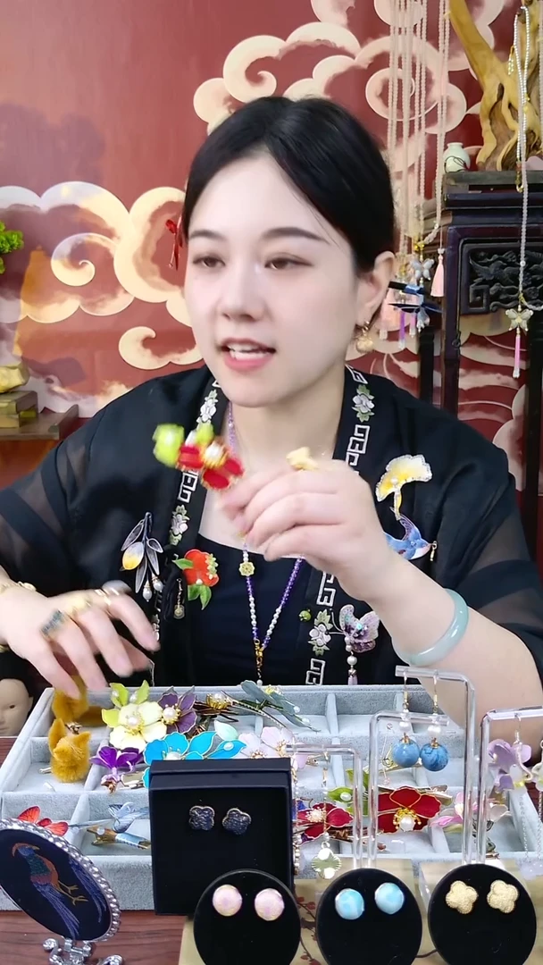 刺绣非遗绒花001