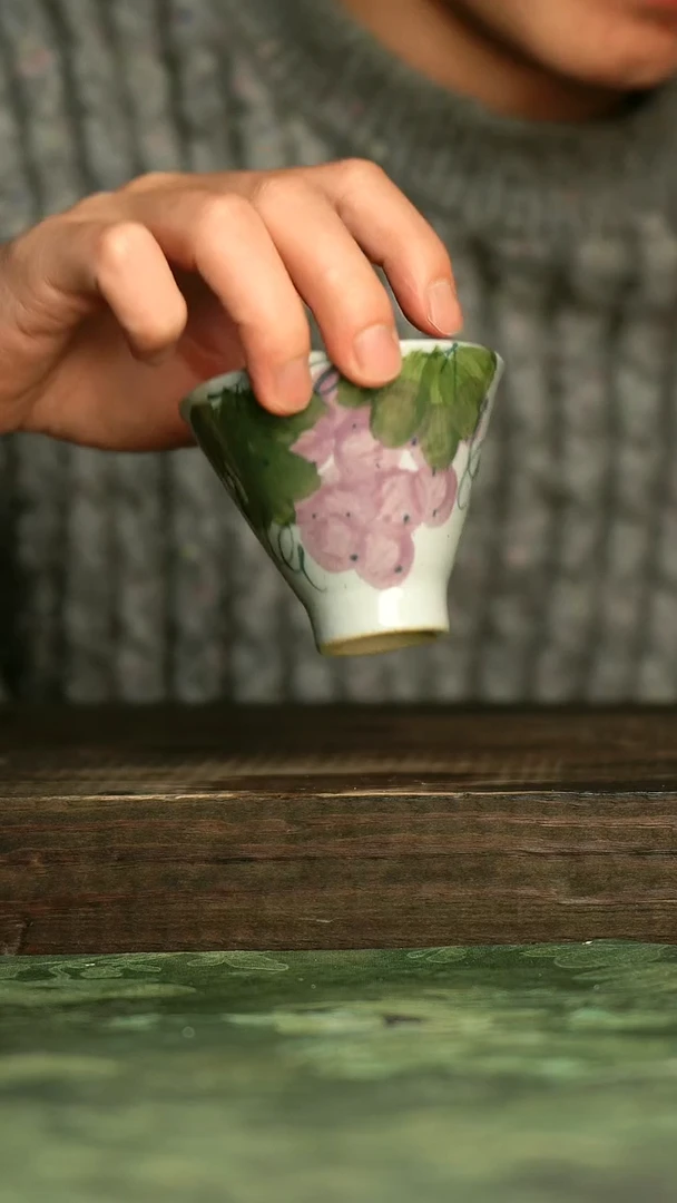 青诗集手工手绘瓷器