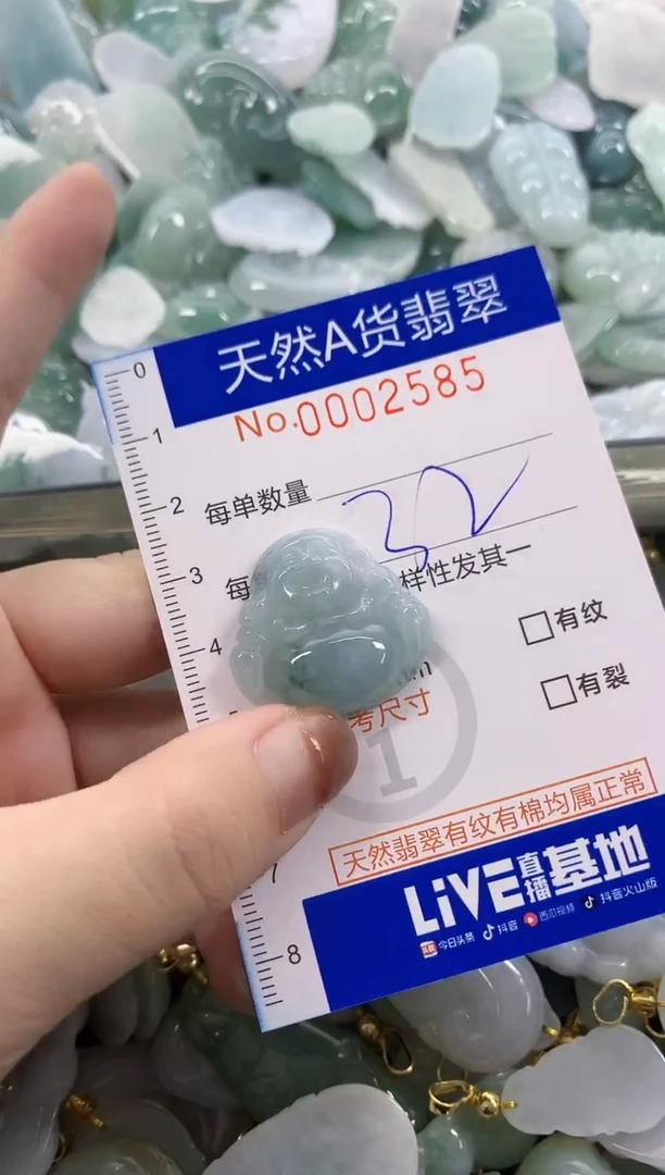 颈饰未镶嵌翡翠天然A货翡翠