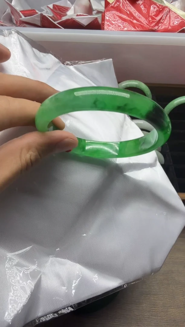 未镶嵌手镯翡翠D47圈口59