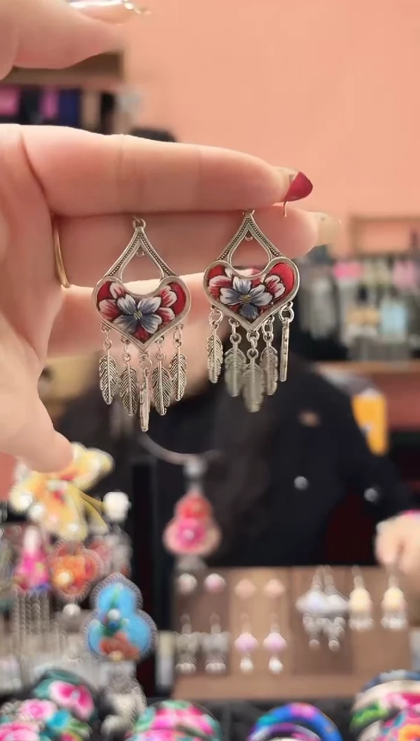 织绣艺枝独绣手工饰品209