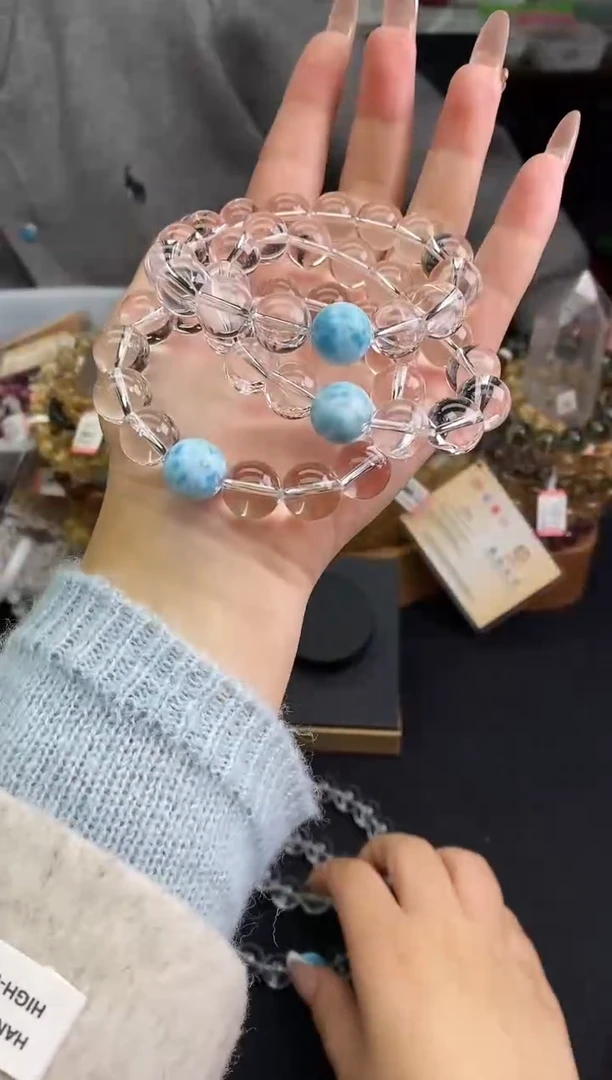 手串未镶嵌水晶手串多样性发其一