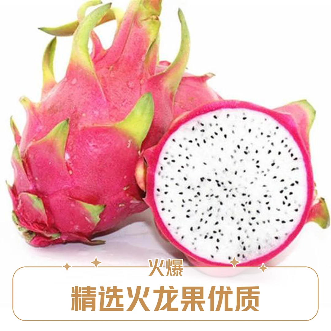 【谁会拒绝火龙果呢】白心火龙果 一个600g~800g