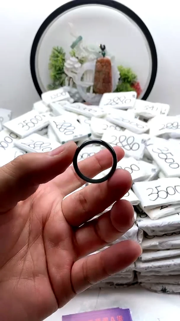 翡翠未镶嵌颈饰戒圈