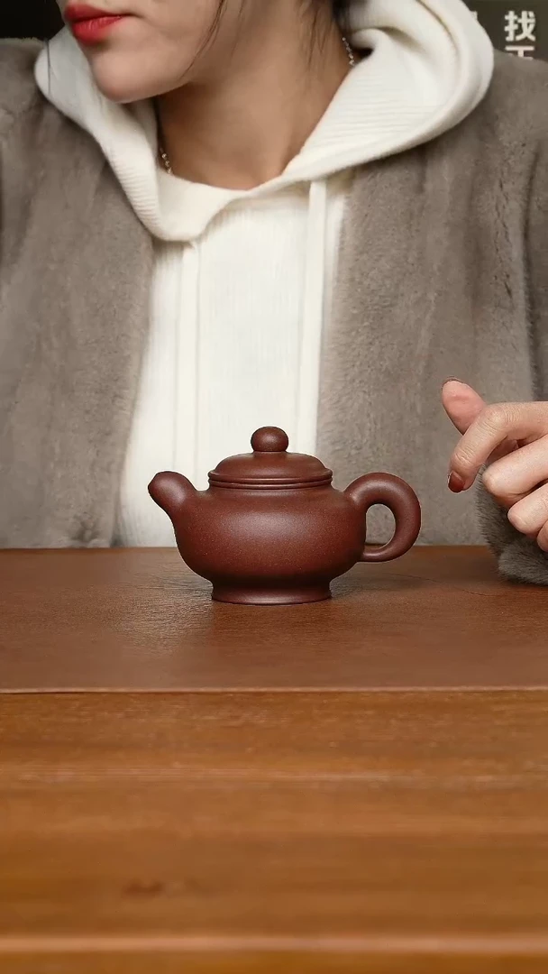 【闪购商品】紫砂茶壶孙煜健 道洪掇只 底槽清205cc