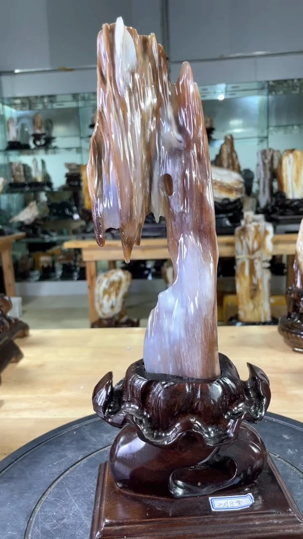 【闪购商品】硅化玉珠宝奇石未镶嵌428