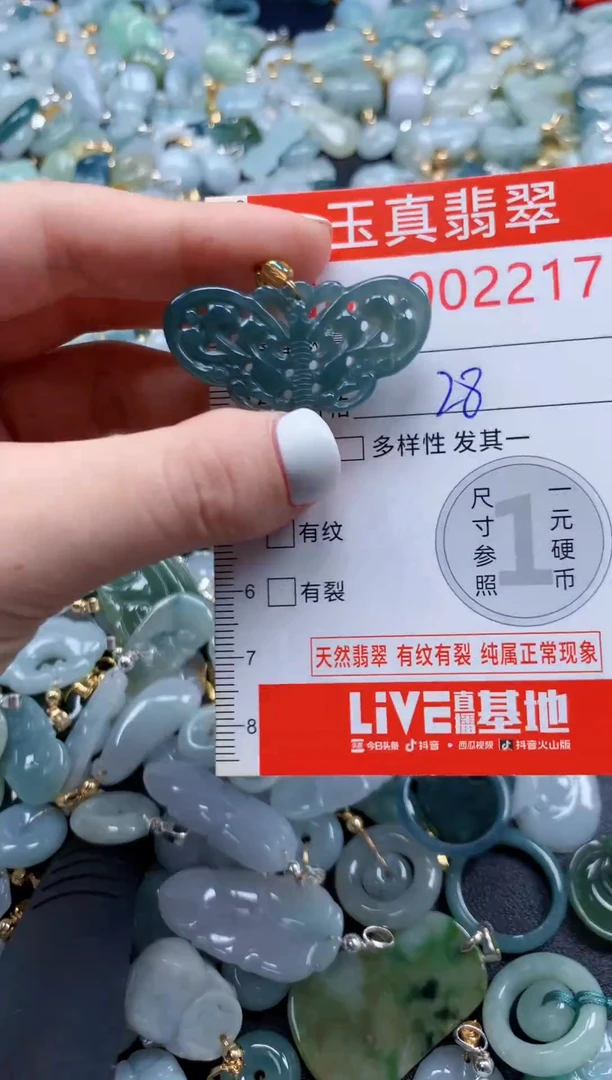 翡翠未镶嵌吊坠(不含链)2217