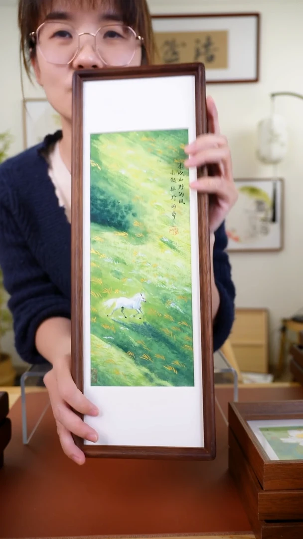 横款鹿鸣现代美术馆-岳椅竹老师作品