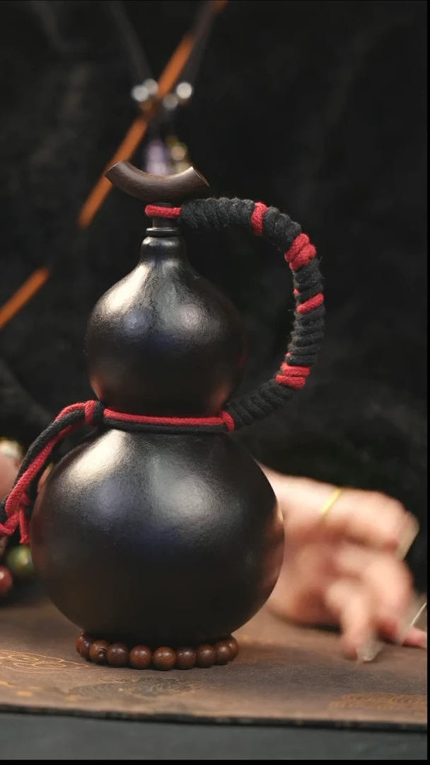 【闪购商品】XK133大漆酒葫芦不包手串及旋转底座