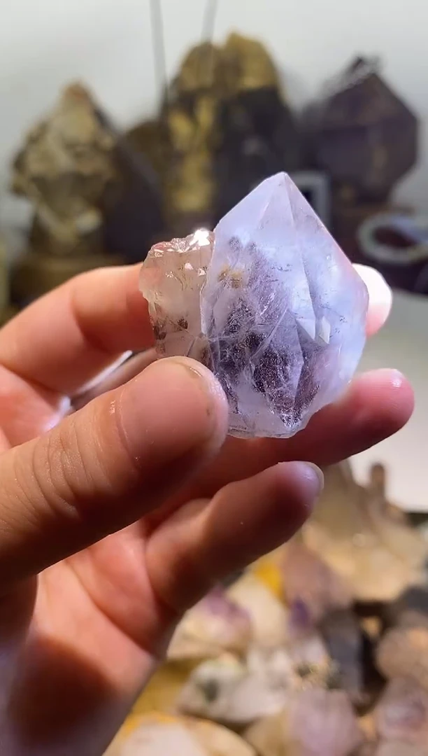 水晶珠宝半成品未镶嵌29号26g四川超七花园水晶