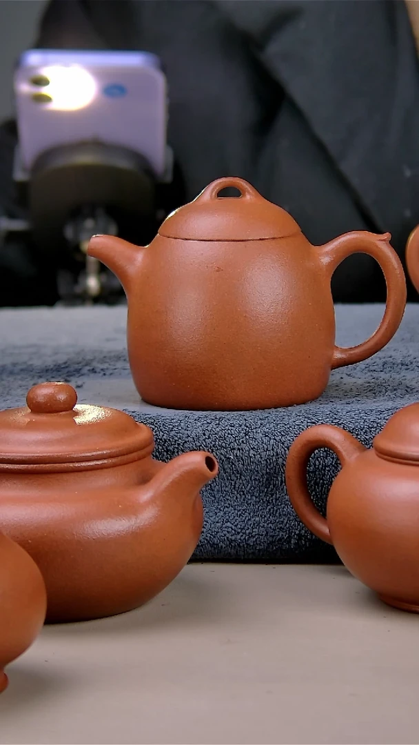【闪购商品】紫砂茶壶秦权红泥180