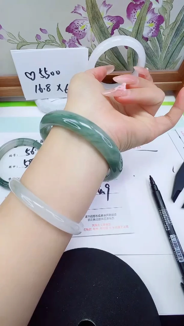 未镶嵌手镯石英岩玉52-64/65