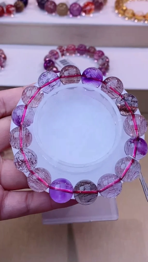 未镶嵌手串水晶仙女超七单圈13m+