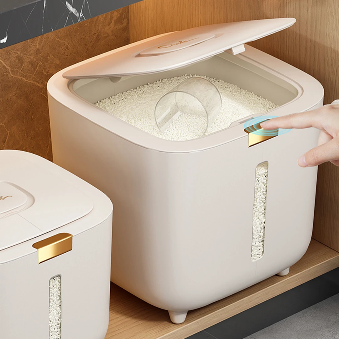 家用米桶防虫整理防潮米缸密封收纳盒五谷杂粮面粉储存储米箱厨房